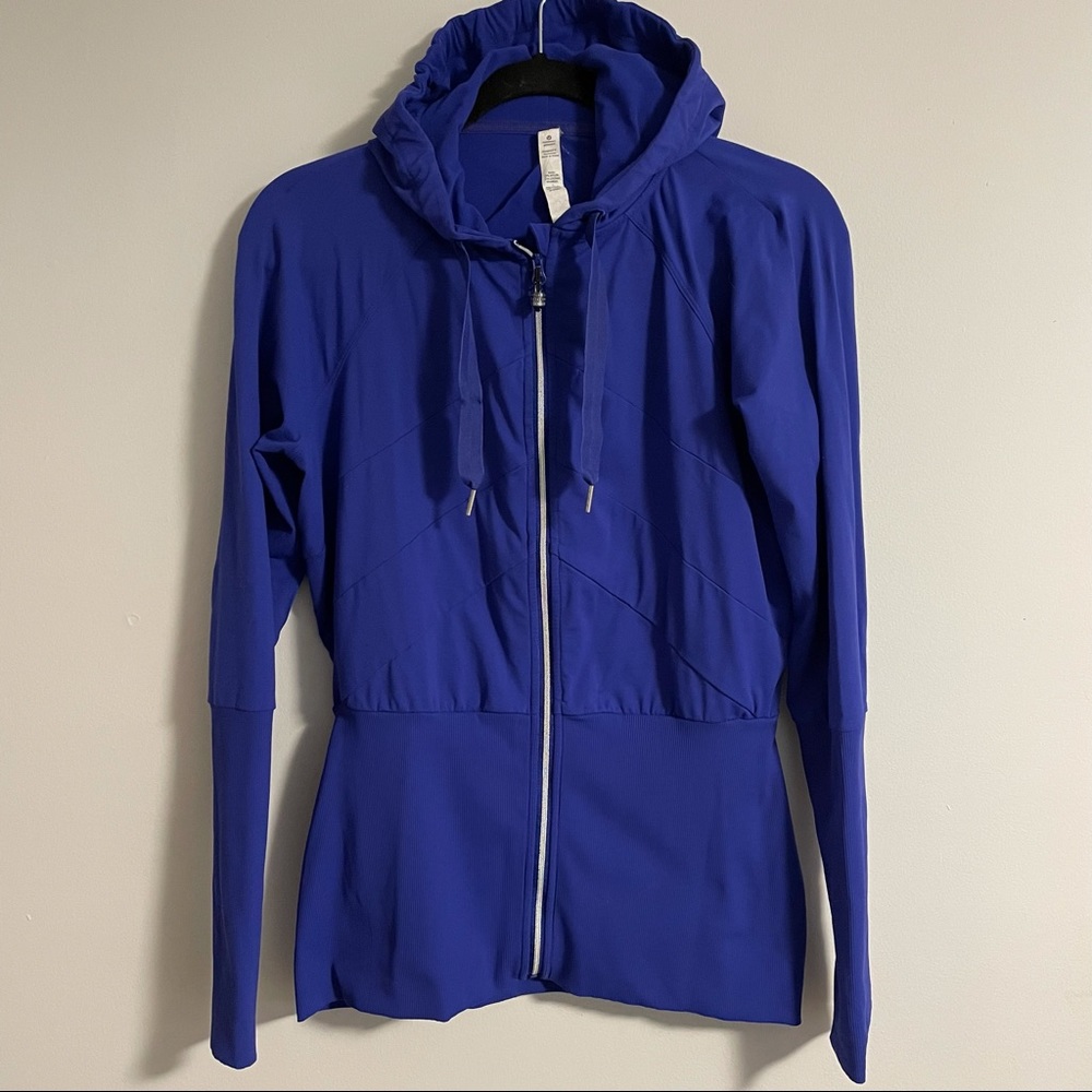 RARE Lululemon Blue Hooded Jacket